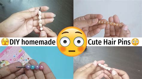 04 Easy DIY How To Make Cute Hair Pins How I Make Hair Pins