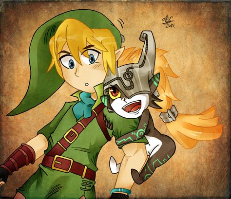 Zelda Twilight Princess Link And Midna By Cronocain On Deviantart