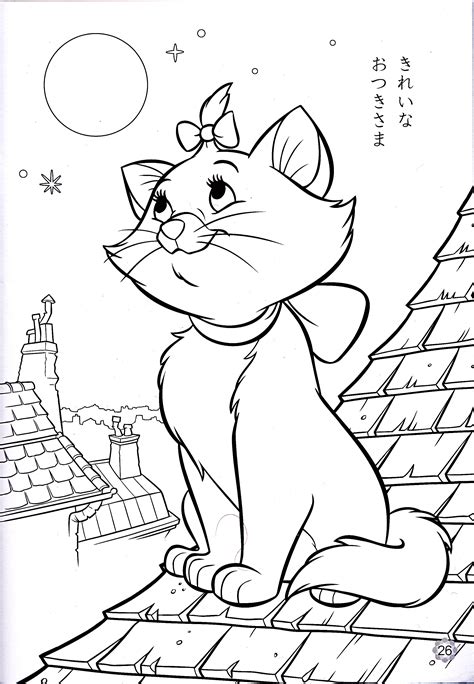 Walt Disney Coloring Pages Marie Walt Disney Coloring Wallpapers Download Free Images Wallpaper [coloring654.blogspot.com]