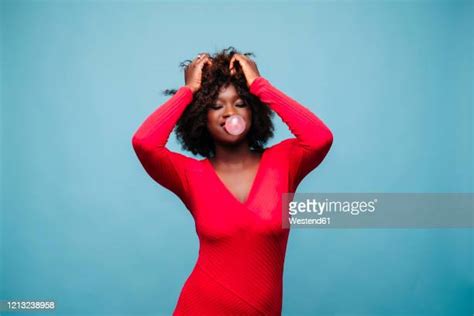 Black Woman Bubble Gum Photos And Premium High Res Pictures Getty Images