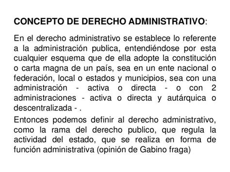 Derecho Administrativo I