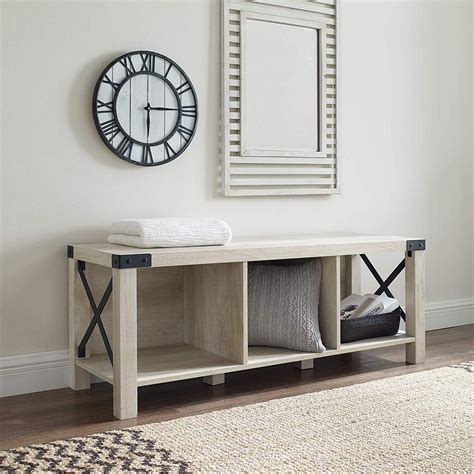 Finally store your shoes in style with our designer shoe racks and cabinets. Storage Bench | Entryway shoe storage, Shoe storage bench ...