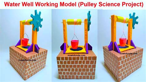 Water Well Working Model Science Project Pulley Working Using