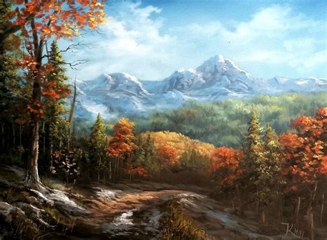 Kevin Hill Autumn Valley Painting Kevin Hill Paintings Landscape