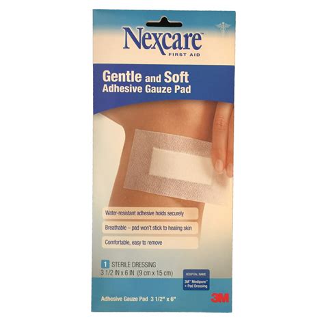 3m Nexcare First Aid Premium Adhesive Gauze Pad 1 Ea