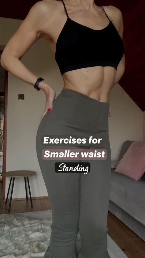 How To Get Smaller Waist In 2 Weeks Standing Side Abs Exercises To