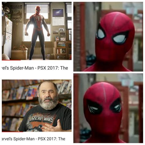 When Youre Watching The New Spider Man Ps4 Video But Dan Slott Appears