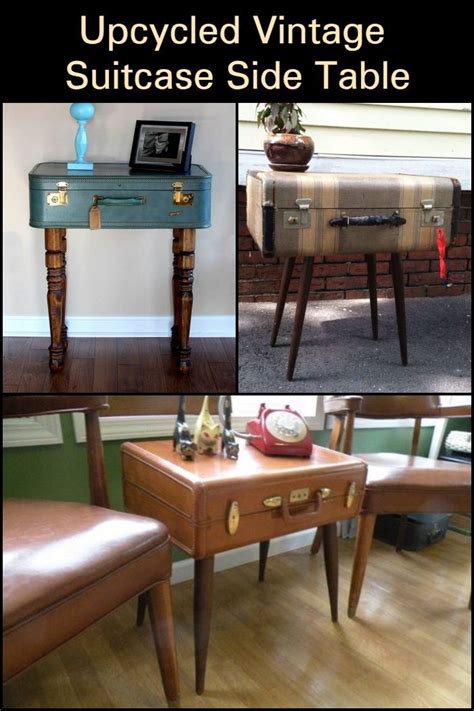 Upcycled Vintage Suitcase Side Table Diy Projects For Everyone