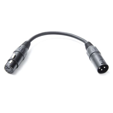 Lightmaxx Dmx Adapter Cable Xlr 5f3m 5 Polel Female 3 Pole Male 10cm Favorable Buying At Our Shop