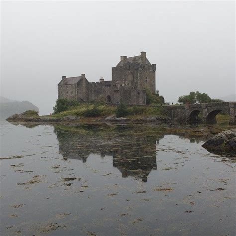 Scottish Moments Misty Morning At Eilean Donan Castle Today As We