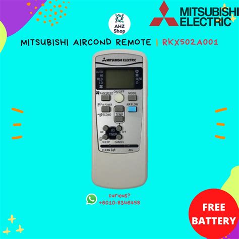 Mitsubishi Heavy Industries Air Conditioner Remote Control For