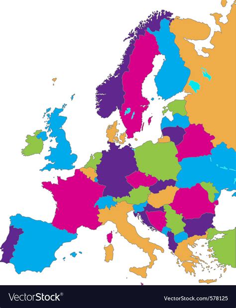 Europe Map Vector Free Download United States Map