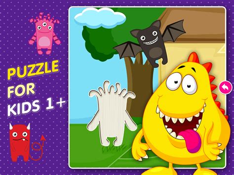 Monster Puzzle Games Toddler Kids Learning Apps App Voor Iphone