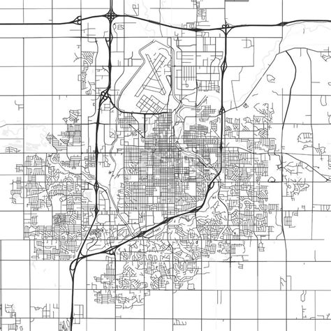 Sioux Falls South Dakota Area Map Light Hebstreits Area Map