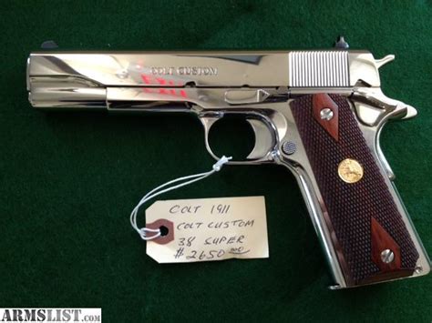 Armslist For Sale Colt Custom 38 Super