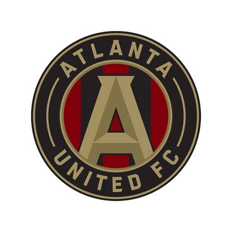 Atlanta United Fc Soccer Club Logo Vector Svg Png Etsy