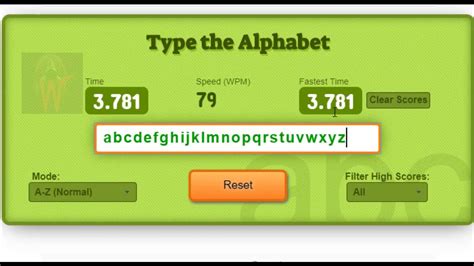 Taking over when type design stops being fun. Type The Alphabet Game Record | Typing Records | Speed ...