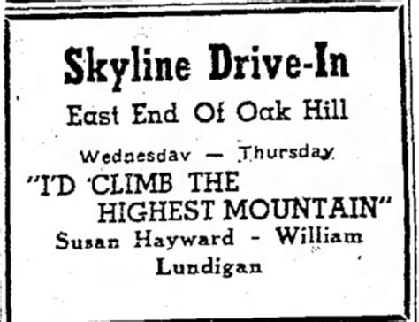 Oak Hill Wv Skyline Drive In Theater Thoughts And