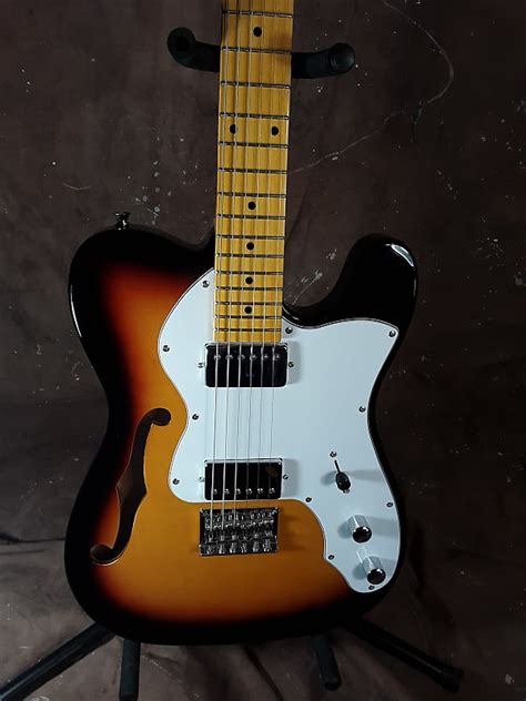 Donner Djc 1000s Telecaster Thinline F Hole Electric Guitar Reverb