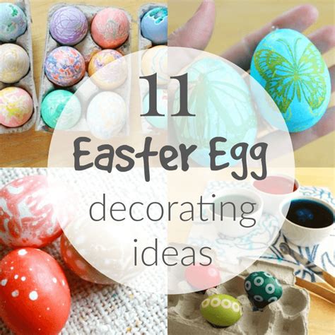 11 Easter Egg Decorating Ideas For Kids New And Creative