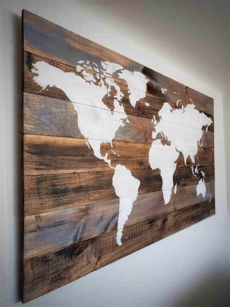7 Best Wooden World Map Wall Art For Your Home 2024 The Wanderlust Within