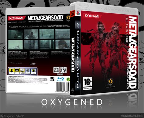 metal gear solid  twin snakes playstation  box art
