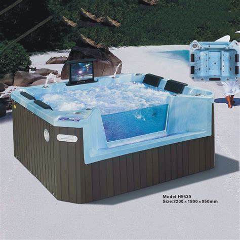 Freestanding Acrylic Deluxe Outdoor Swim Pool Massage Hot Tub Spa Buy Hot Tub Spaswim Spa