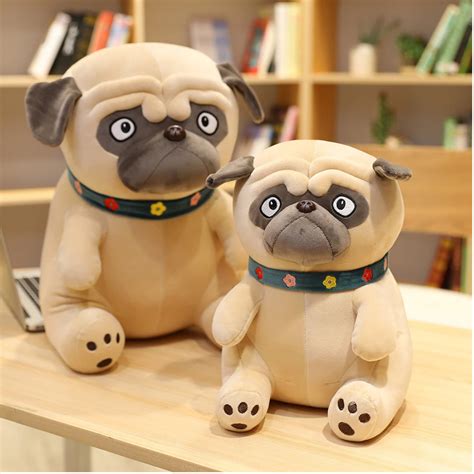Big Pug Plush Pug Plushie Pug Plush Toy Realistic Pug Doll Etsy