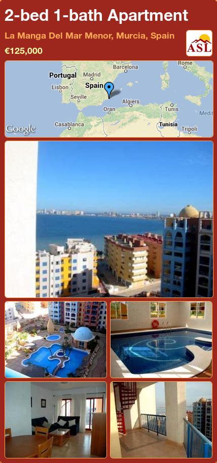 Apartment For Sale In La Manga Del Mar Menor Murcia Spain With 2