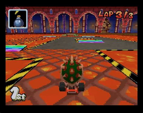 Mario Kart Ds Gba Bowser Castle Hd Youtube