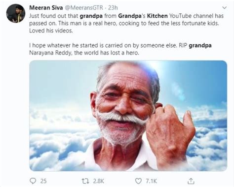 Youtube Star Grandpa Kitchen Dies Aged 73 As Tributes Pour In Metro News