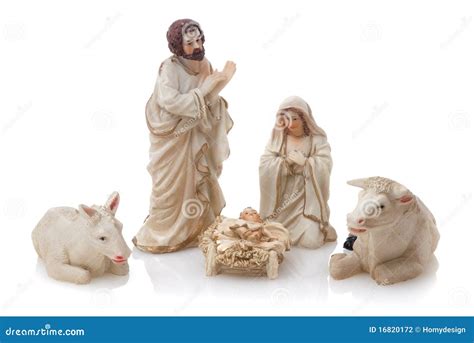 Ceramic Nativity Scene Stock Photo Image Of Mary Jesus 16820172