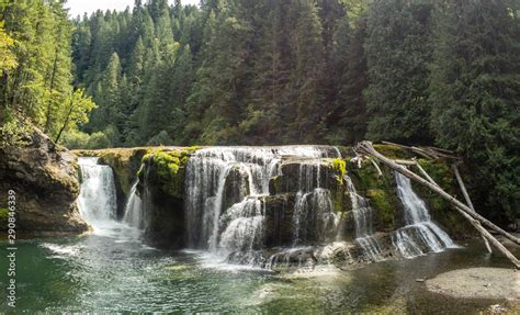 Stunning Aerial Photos Of Lower Lewis River Falls On The Majestic Lewis