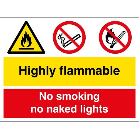 Flammable Materials Signs No Smoking Safety Sign Uk My Xxx Hot Girl
