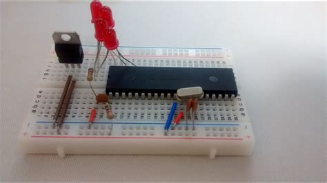 Pic16f877a Basic Breadboard Connection Circuit Explained Youtube