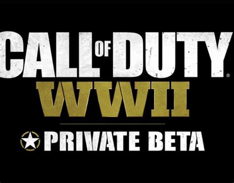 Call Of Duty Ww2 Beta Countdown Release Date Start Time Free Codes