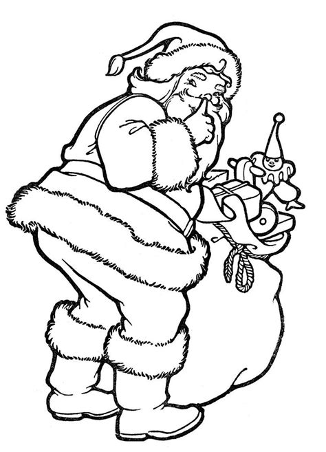 Take a look at our extensive collection of jolly father christmas coloring sheets, all completely free to our printable santa claus coloring sheets are a brilliant free resource for teachers and parents to use in class or at home. Santa Delivering Presents Coloring Page | Santa coloring ...