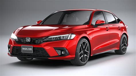 Honda Civic Hatchback 2022 3d Model By Squir