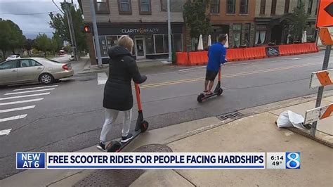 Free Scooter Rides For People Facing Hardships Youtube