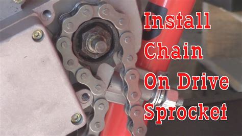 How To Install Chain In Drive Sprocket For 2 Stroke Motorized Bicycle
