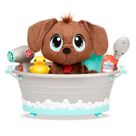 Rescue Tales Scrub N Groom Bathtub Toy Dog Playset