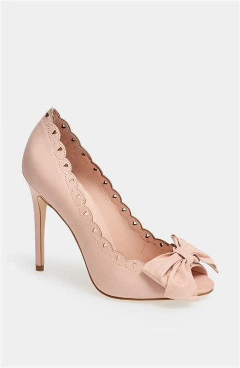 Pink Bow Heels With Cutouts Tacones Zapatos De Tacon Zapatos Mujer