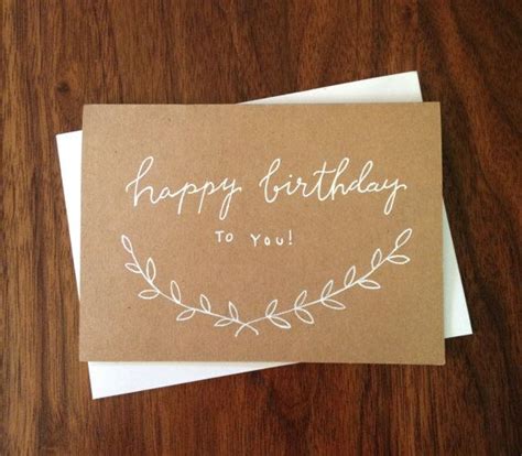 Happy birthday greeting card with lettering design. and Lettered Happy Birthday Card - modern calligraphy ...