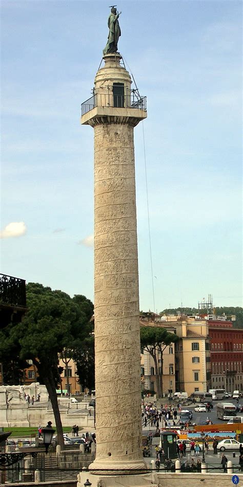 Column Of Trajan Rome Forum Of Trajan