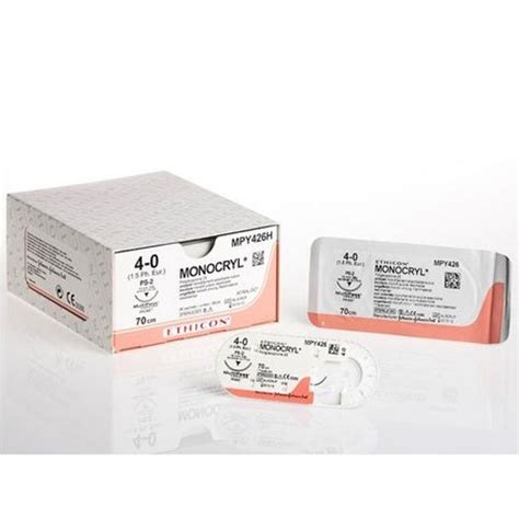 Monocryl Plus Sutures Usp 4 0 Packaging Type Box Rs 250 Piece Id