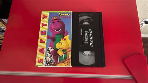 Barney Safety 1995 Vhs Side Label 511 Youtube