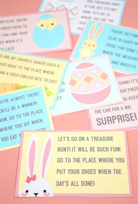 Just click on the link below to get directly to that scavenger hunt! These free printable Easter Scavenger Hunt clues are SO ...