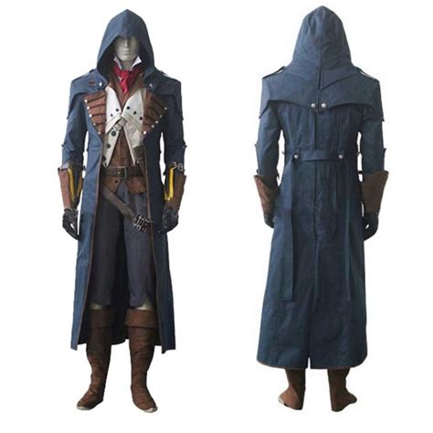Original Assassin S Creed Unity Cosplay Arno Jacket Costume In Anime