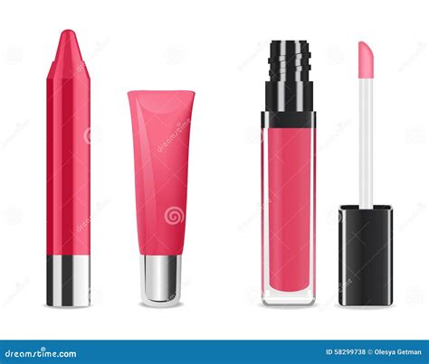 Lip Gloss Vector Stock Vector Illustration Of Lipstick 58299738