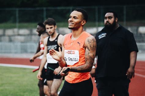 Eventually andre talked his mother into speaking when you have single parents kids from the projects and all that stuff, a lot times they can't relate to that guy who was born with a silver spoon. Andre De Grasse believes his generation of sprinters competes clean - Canadian Running Magazine